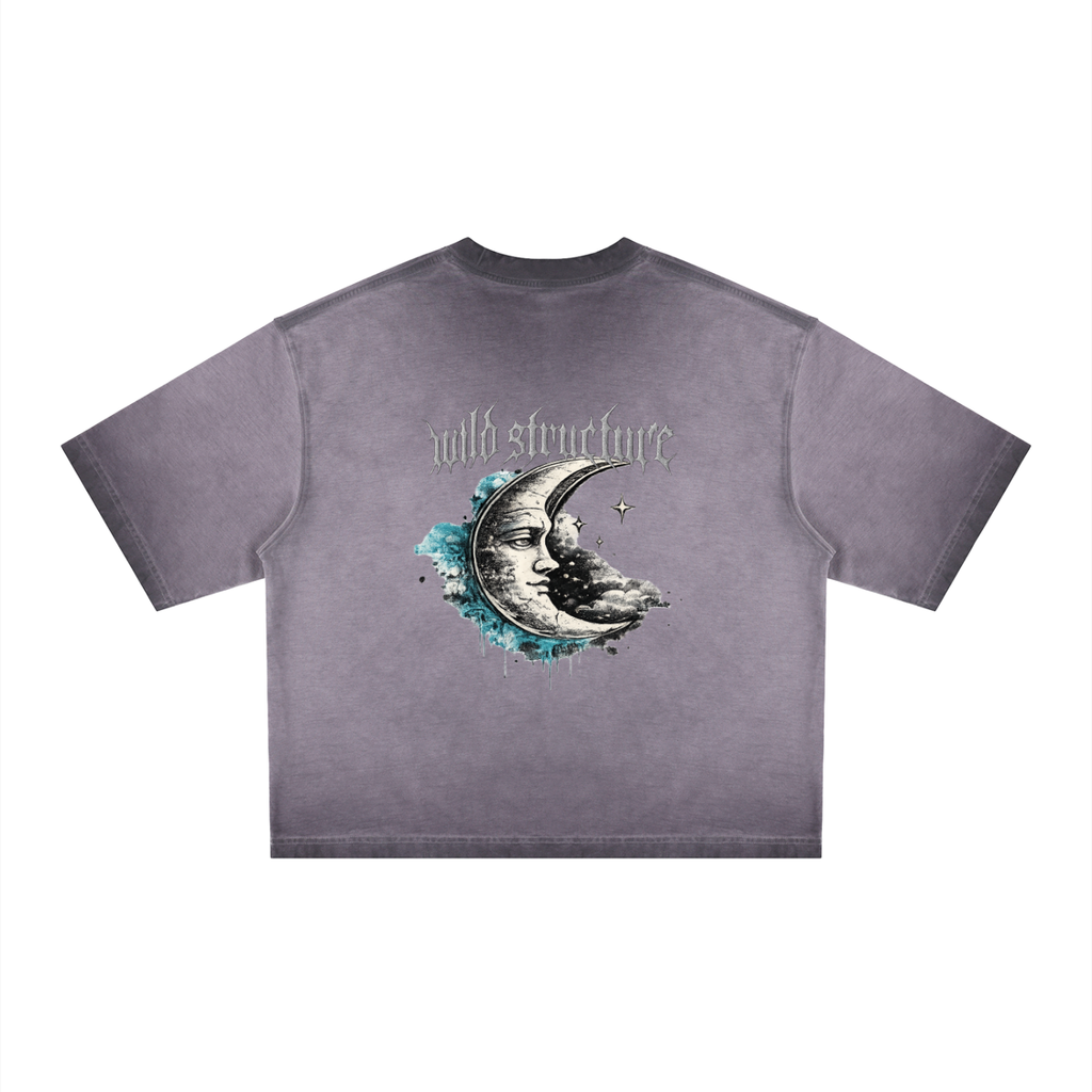 tshirt,unisex,sun,moon,print,streetwear,fitting