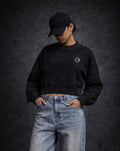 BALOON CROPPED SWEATER