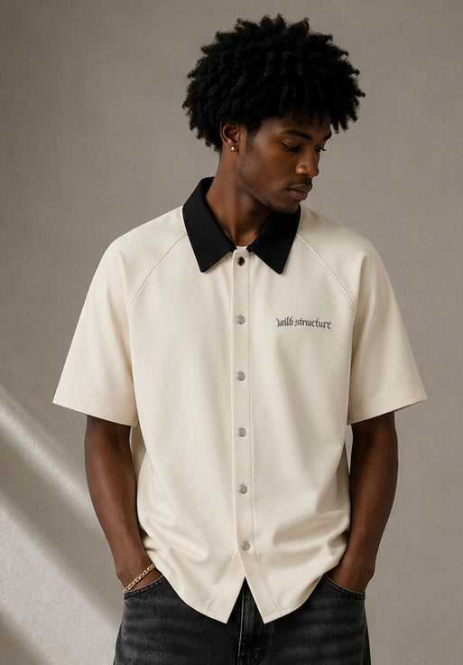 STRUCTURED SHORT SLEEVE SHIRT