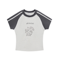 CONTRAST STRIPES TEE