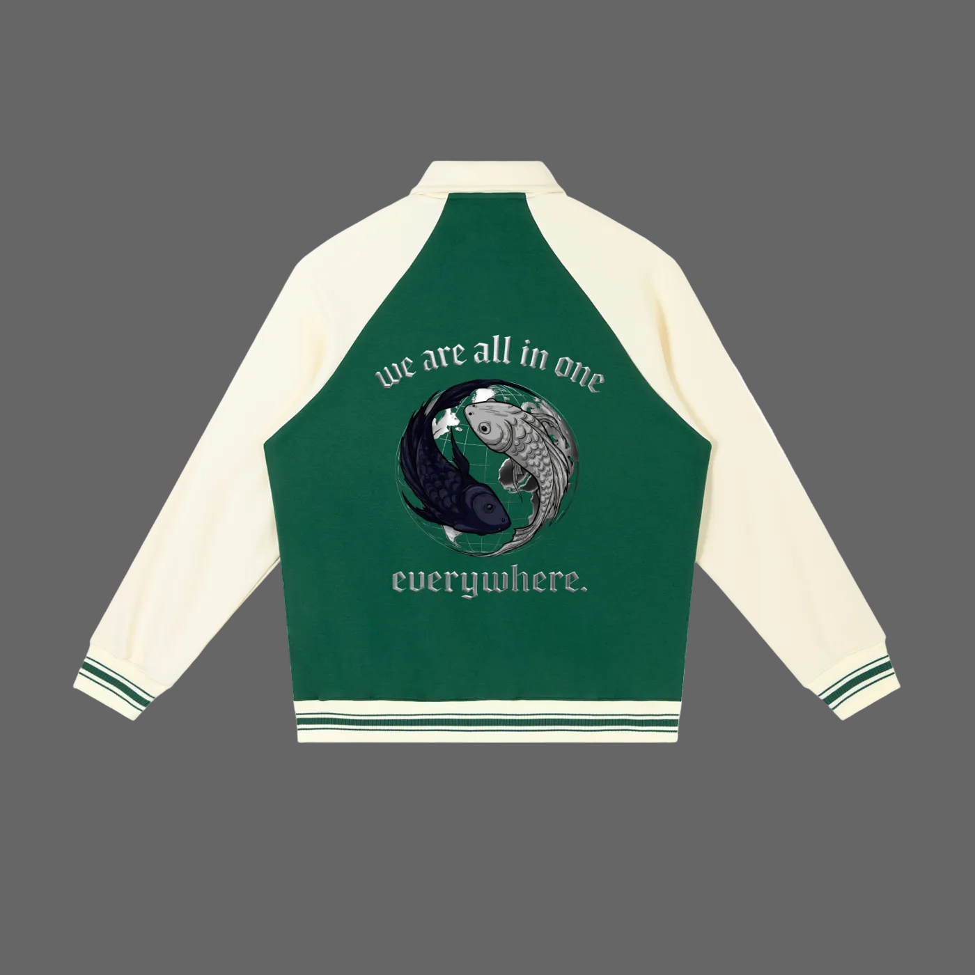 LOOSE FIT BASEBALL JACKET
