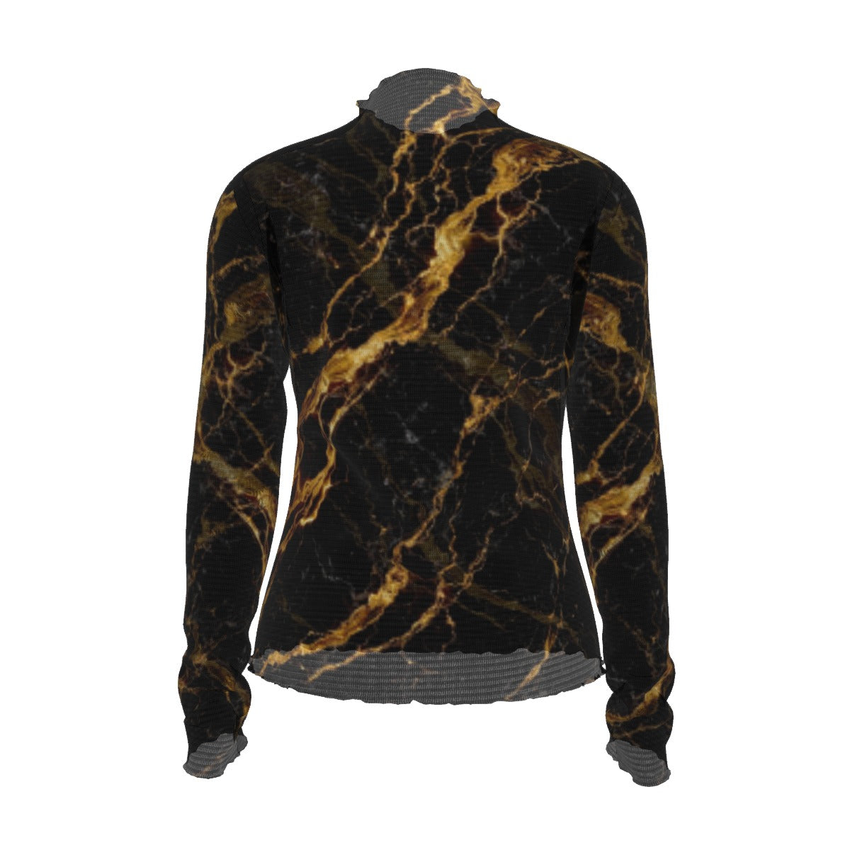 GOLD MARBLE MESH T-SHIRT
