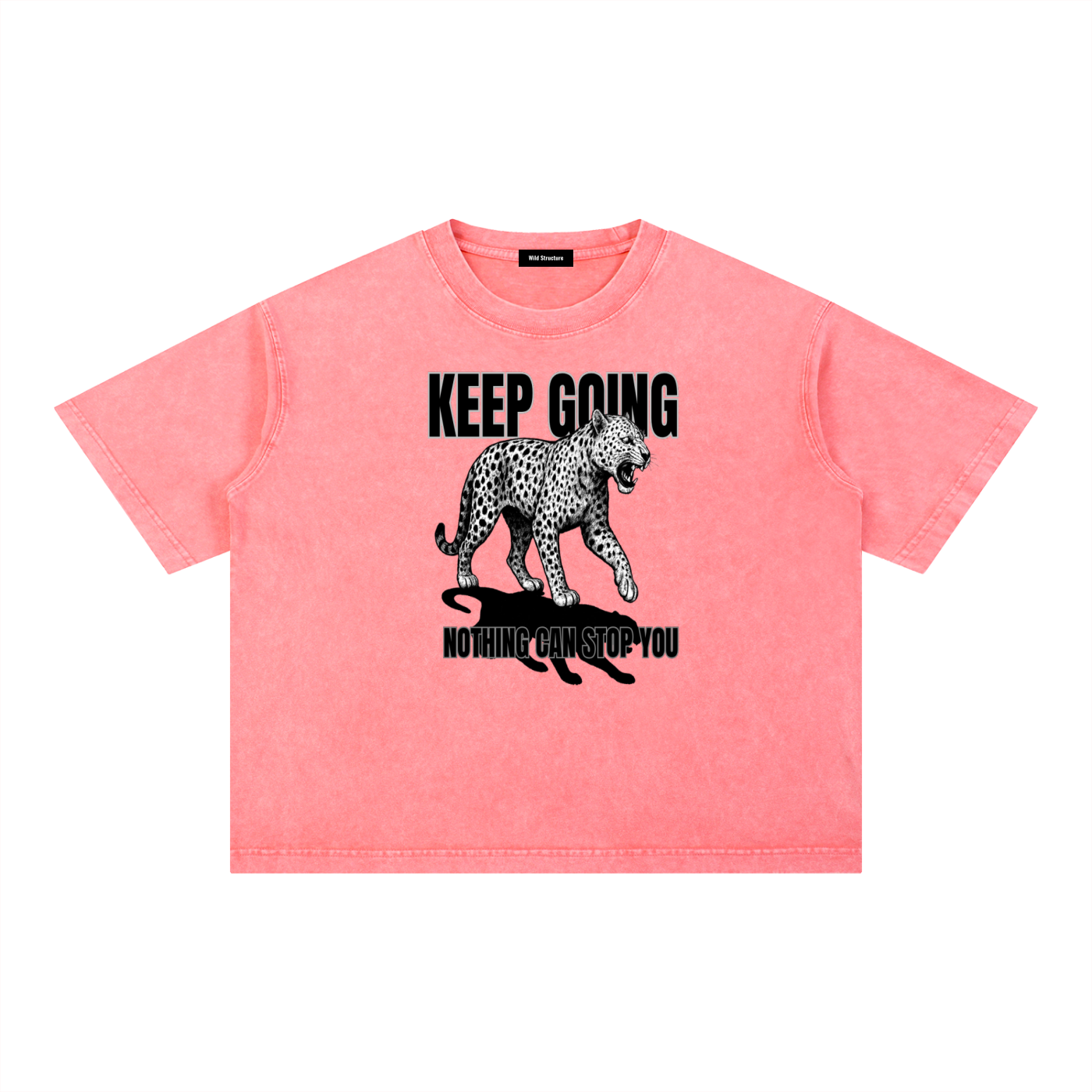 KEEP GOING - COTTON OVERSIZED T-SHIRT