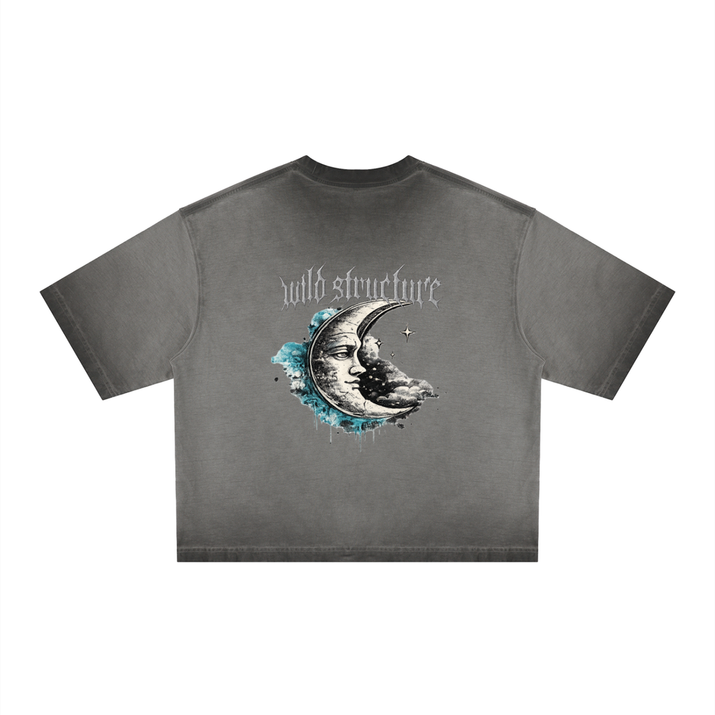 tshirt,unisex,sun,moon,print,streetwear,fitting