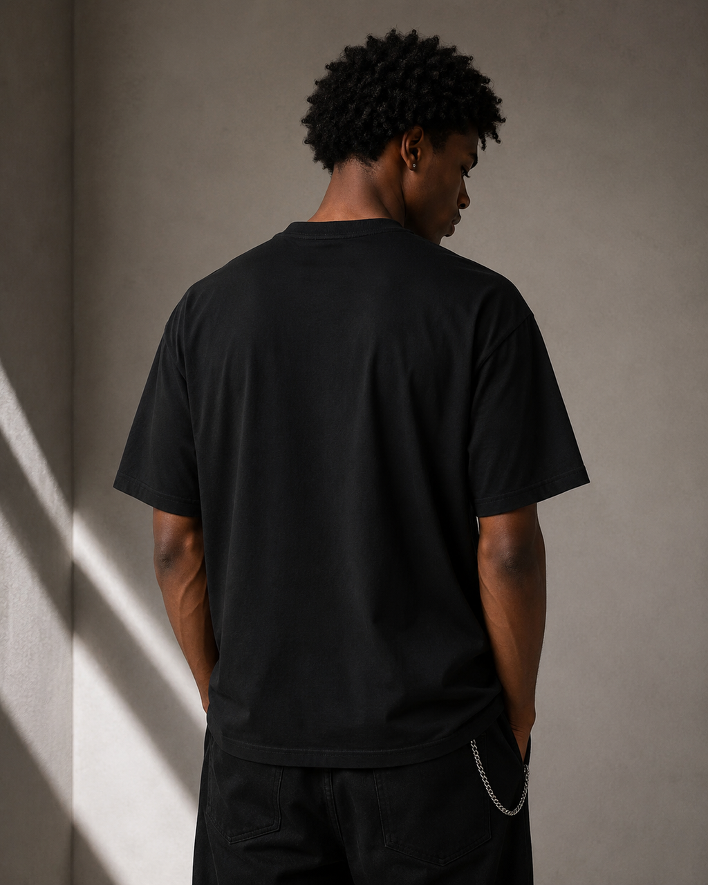 OVERSIZED HIGH NECK TEE