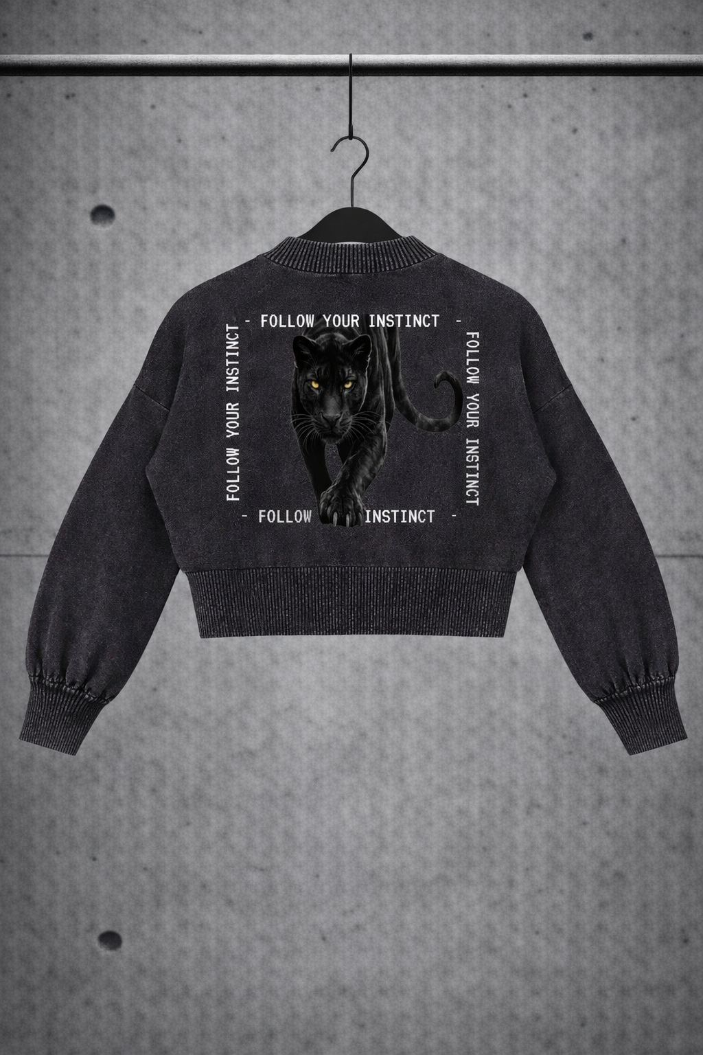 BALOON CROPPED SWEATER