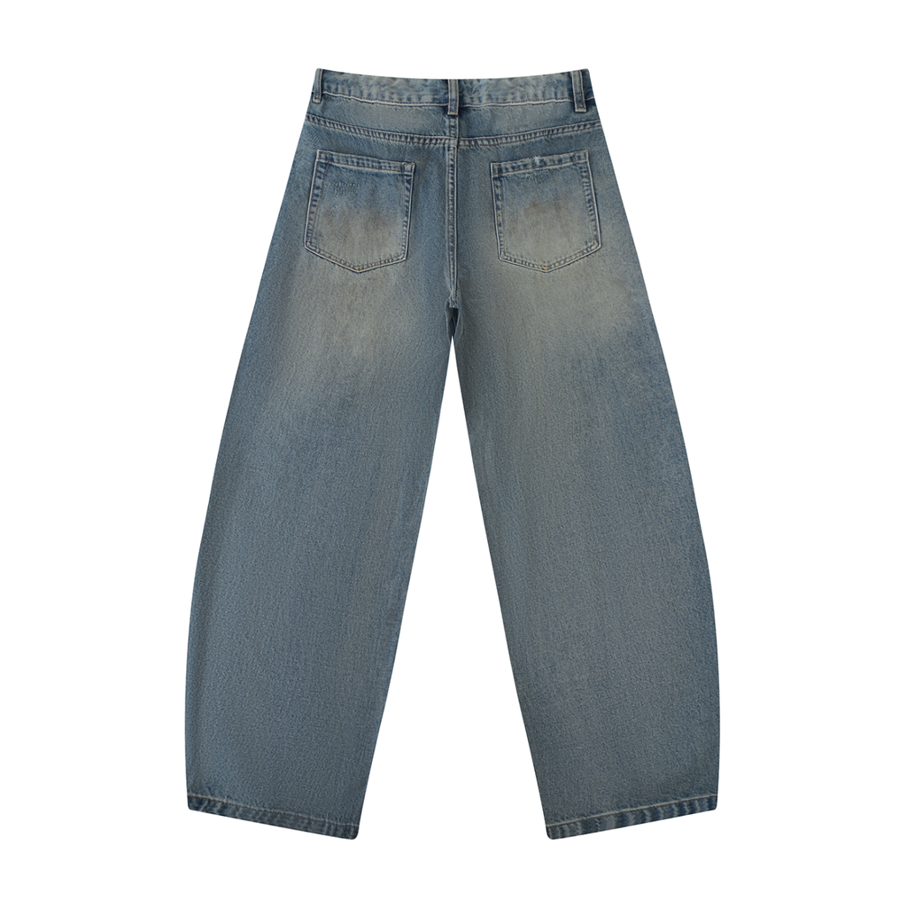 MEN'S DISTRESSED BARREL LEG