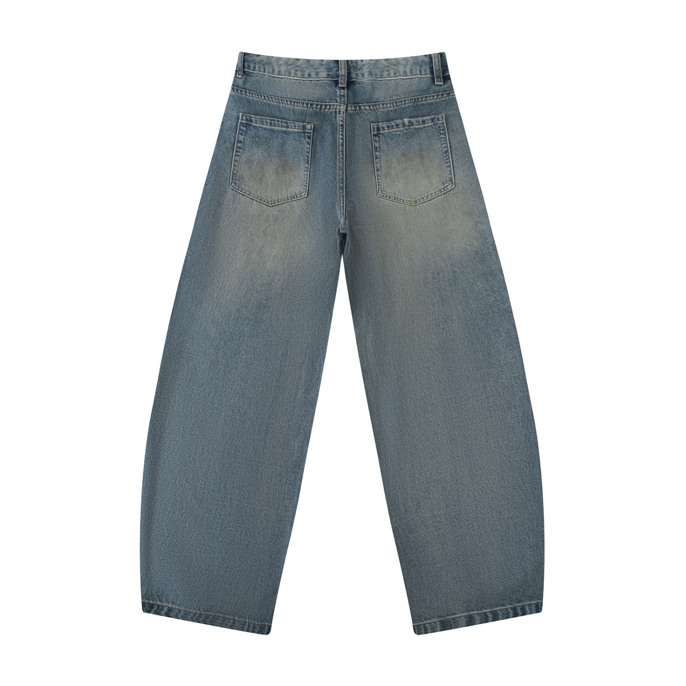 MEN'S DISTRESSED BARREL LEG