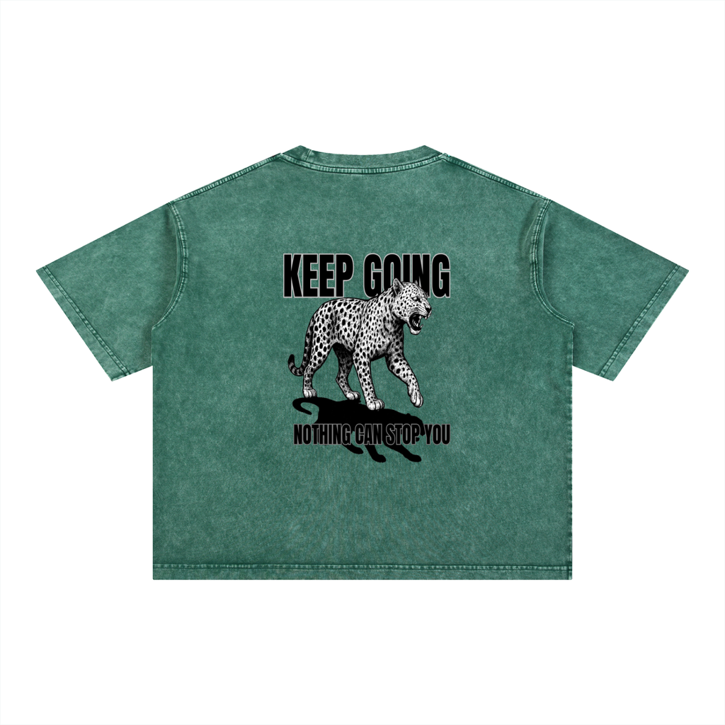KEEP GOING - COTTON OVERSIZED T-SHIRT