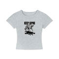 KEEP GOING CROP TEE