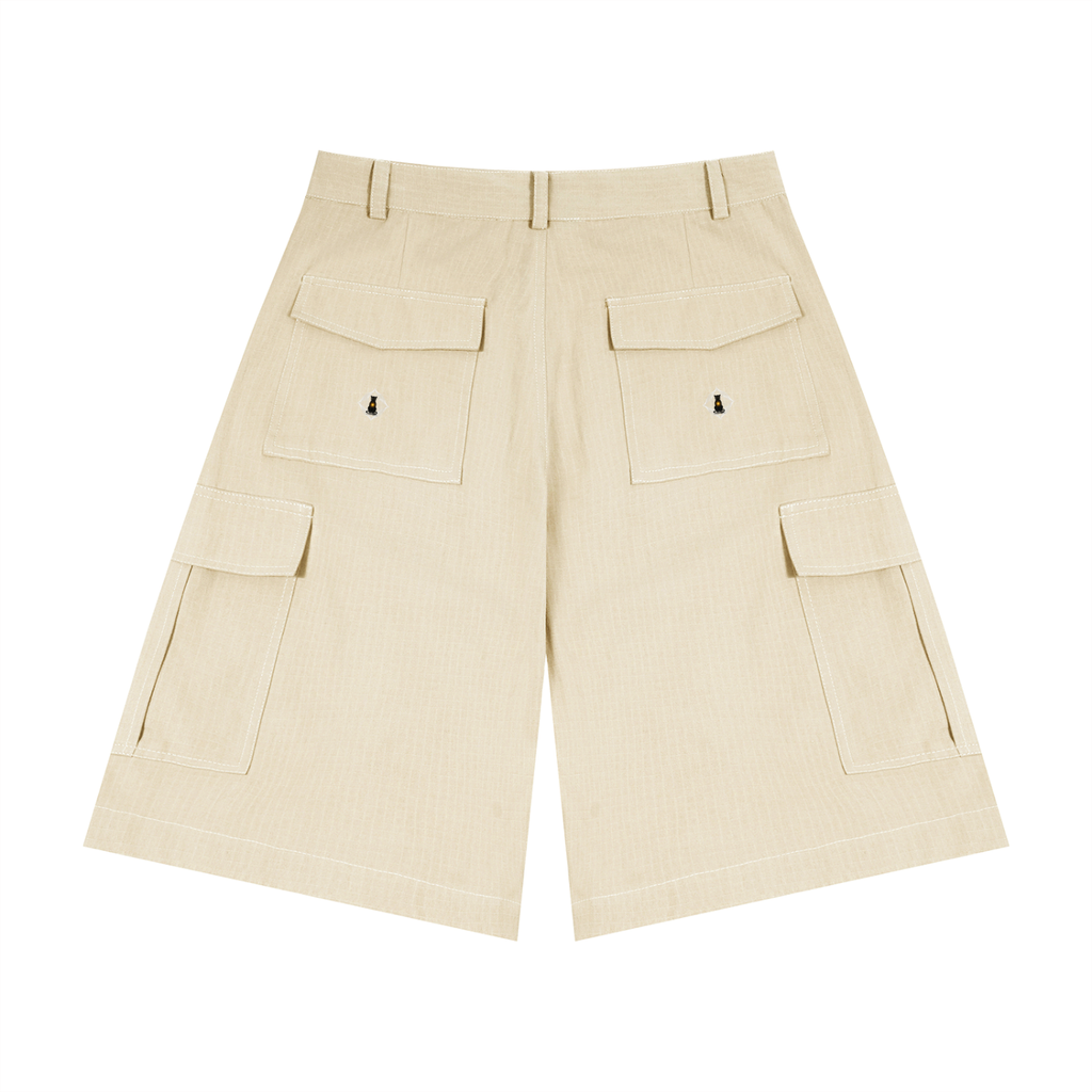 STRUCTURED CARGO SHORTS