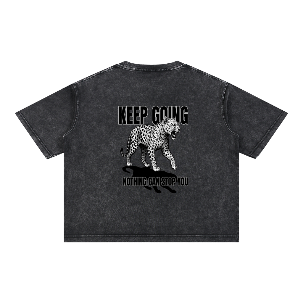 KEEP GOING - COTTON OVERSIZED T-SHIRT