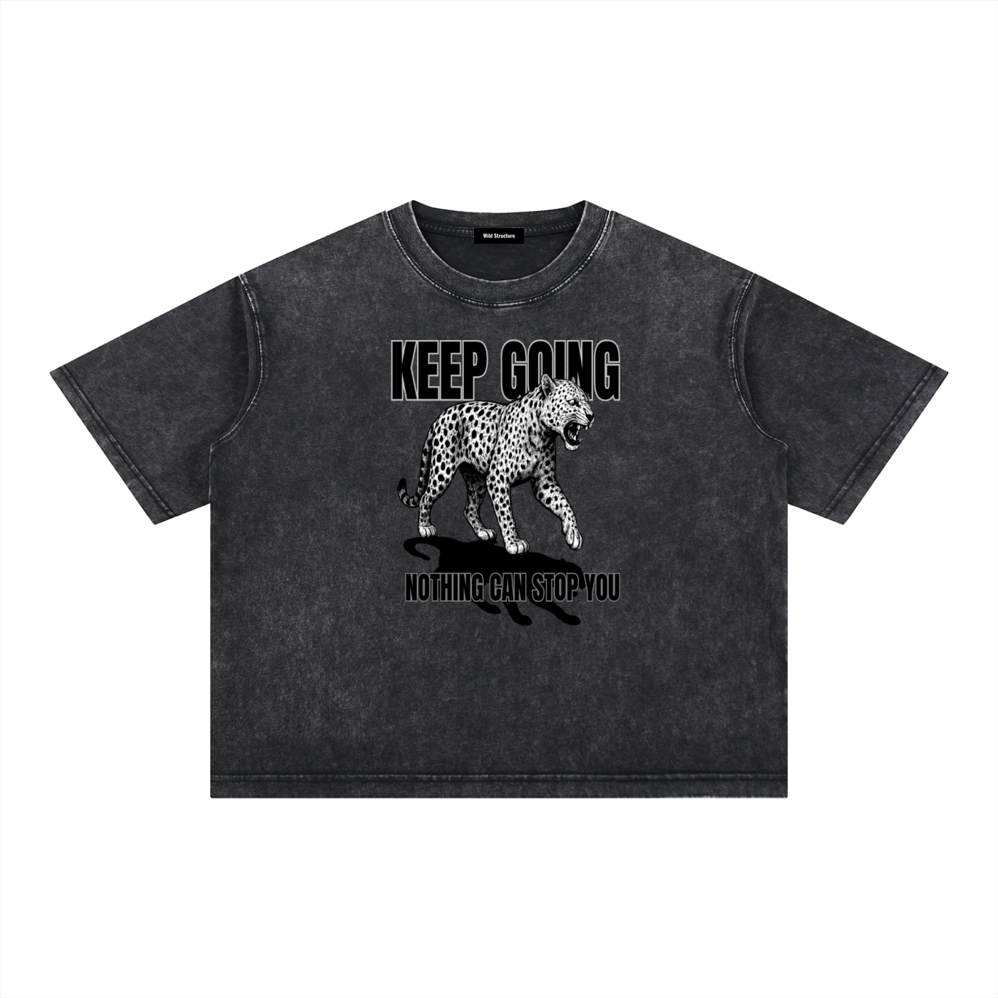 KEEP GOING - COTTON OVERSIZED T-SHIRT