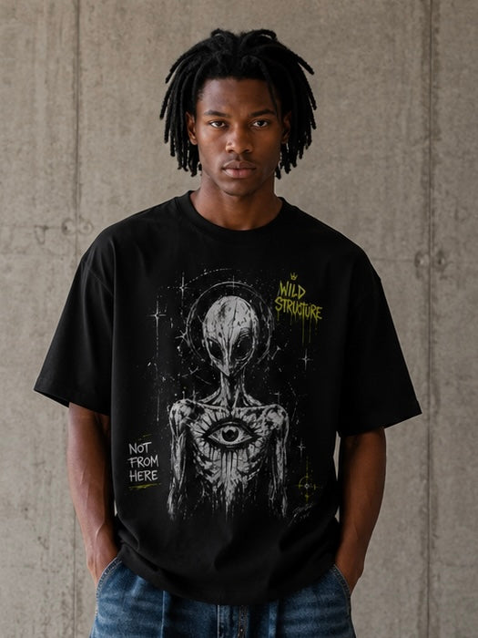 NOT FROM HERE - OVERSIZED COTTON TEE