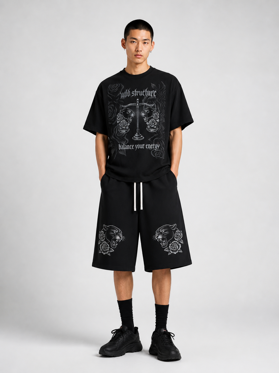 RELAXED THREE-QUARTER PANTS