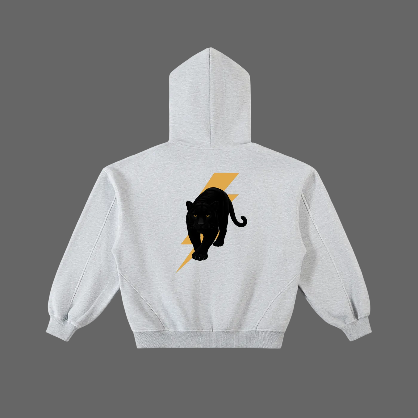 CONTRAST-STITCHED ZIP HOODIE