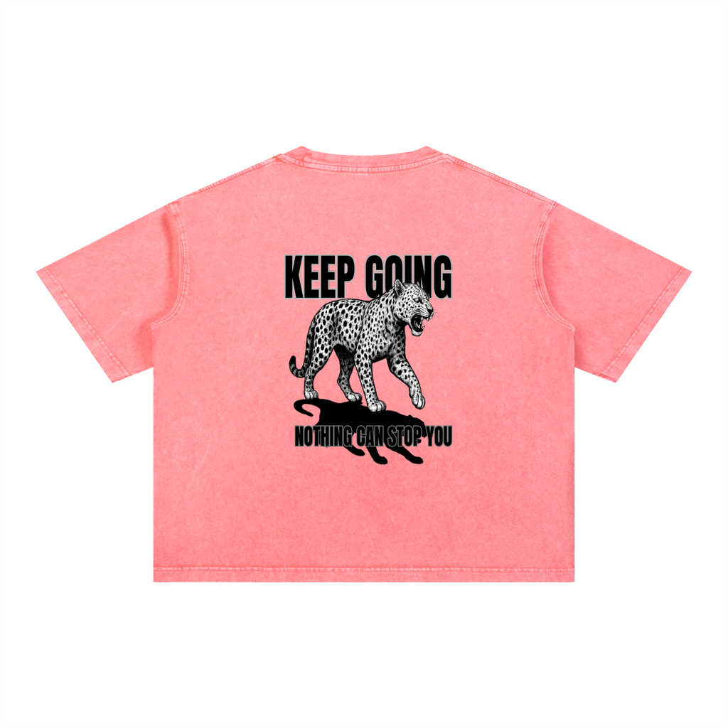 KEEP GOING - COTTON OVERSIZED T-SHIRT