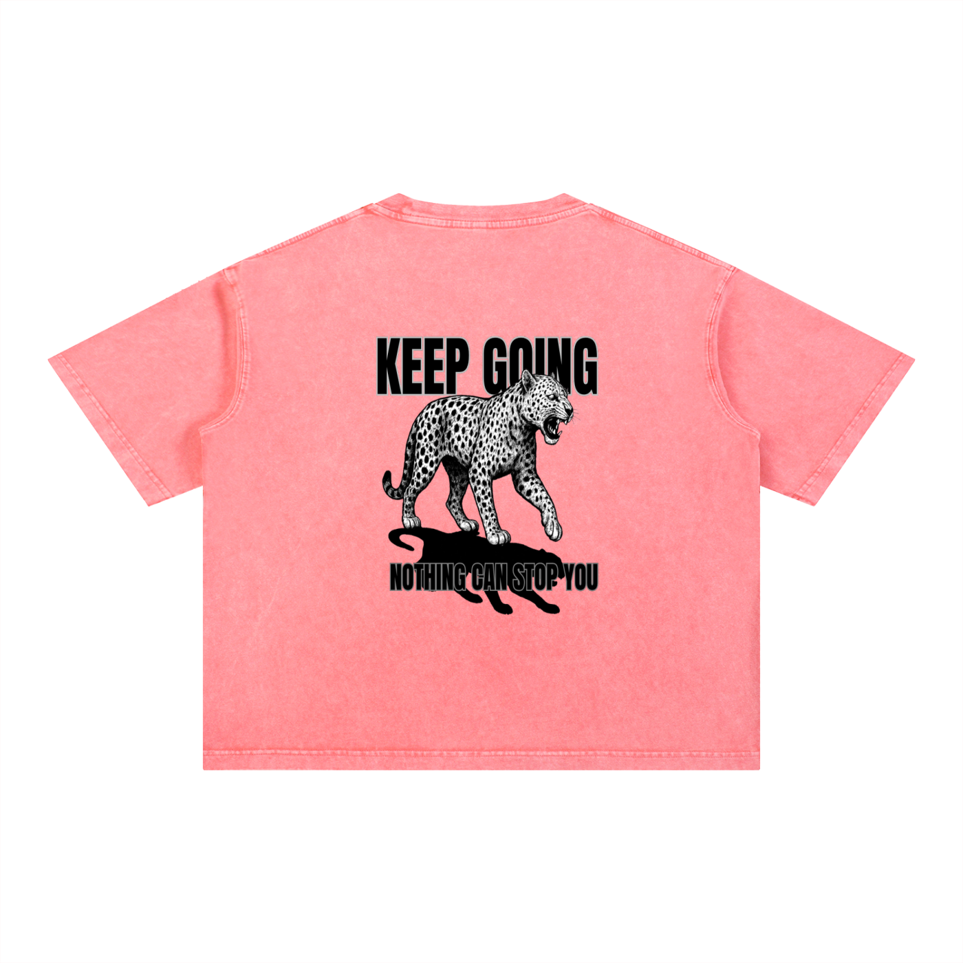 KEEP GOING - COTTON OVERSIZED T-SHIRT