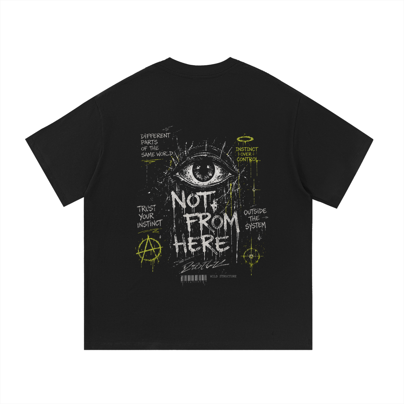 NOT FROM HERE - OVERSIZED COTTON TEE