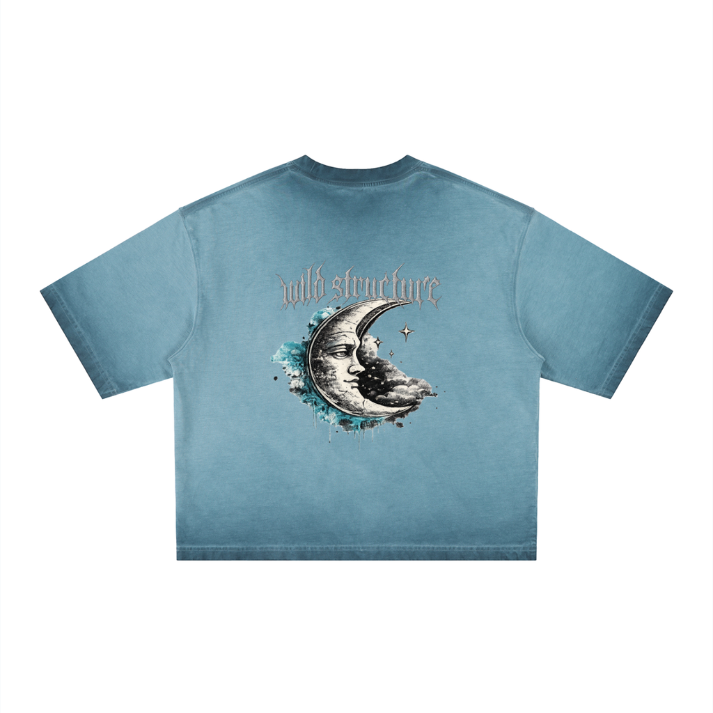 tshirt,unisex,sun,moon,print,streetwear,fitting