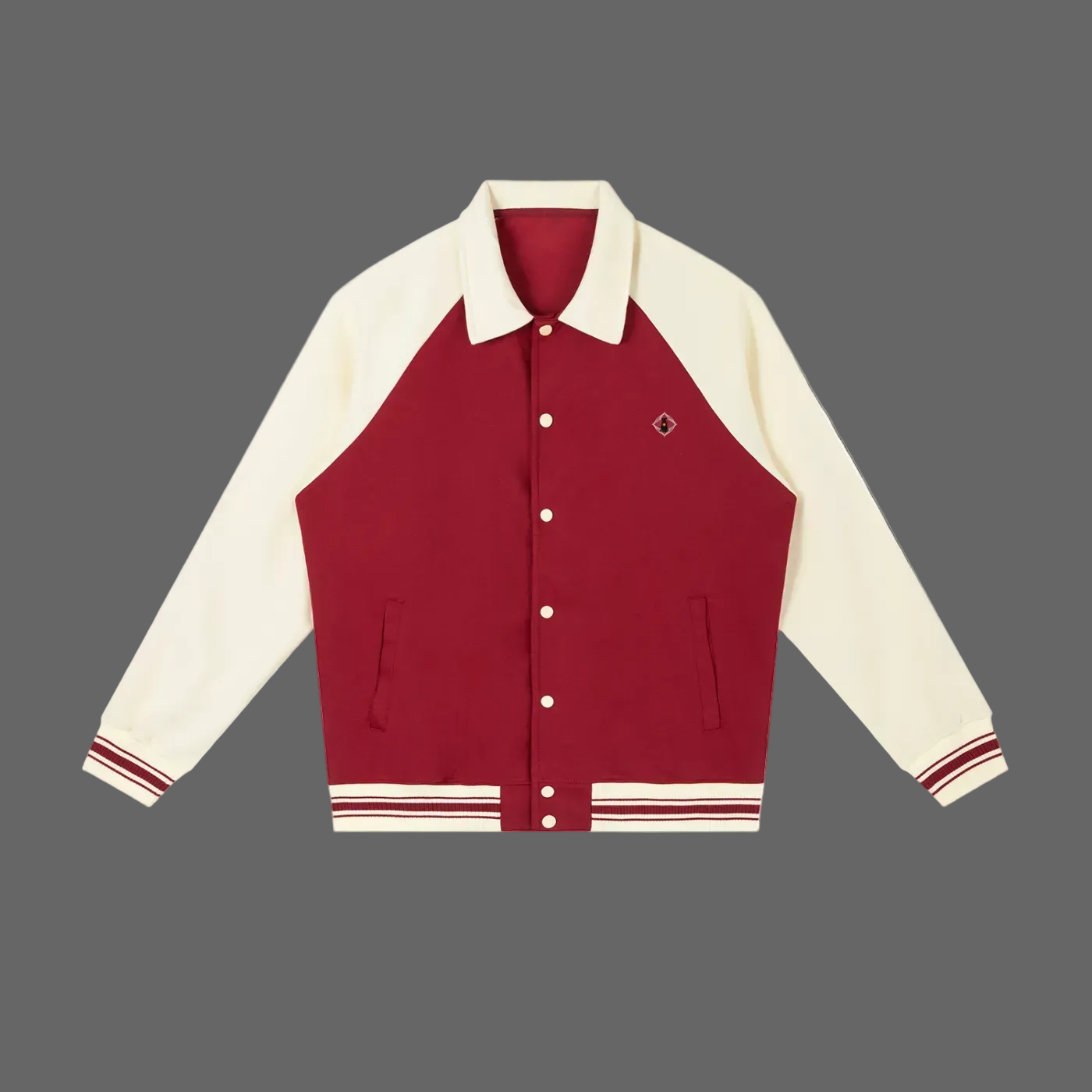 LOOSE FIT BASEBALL JACKET