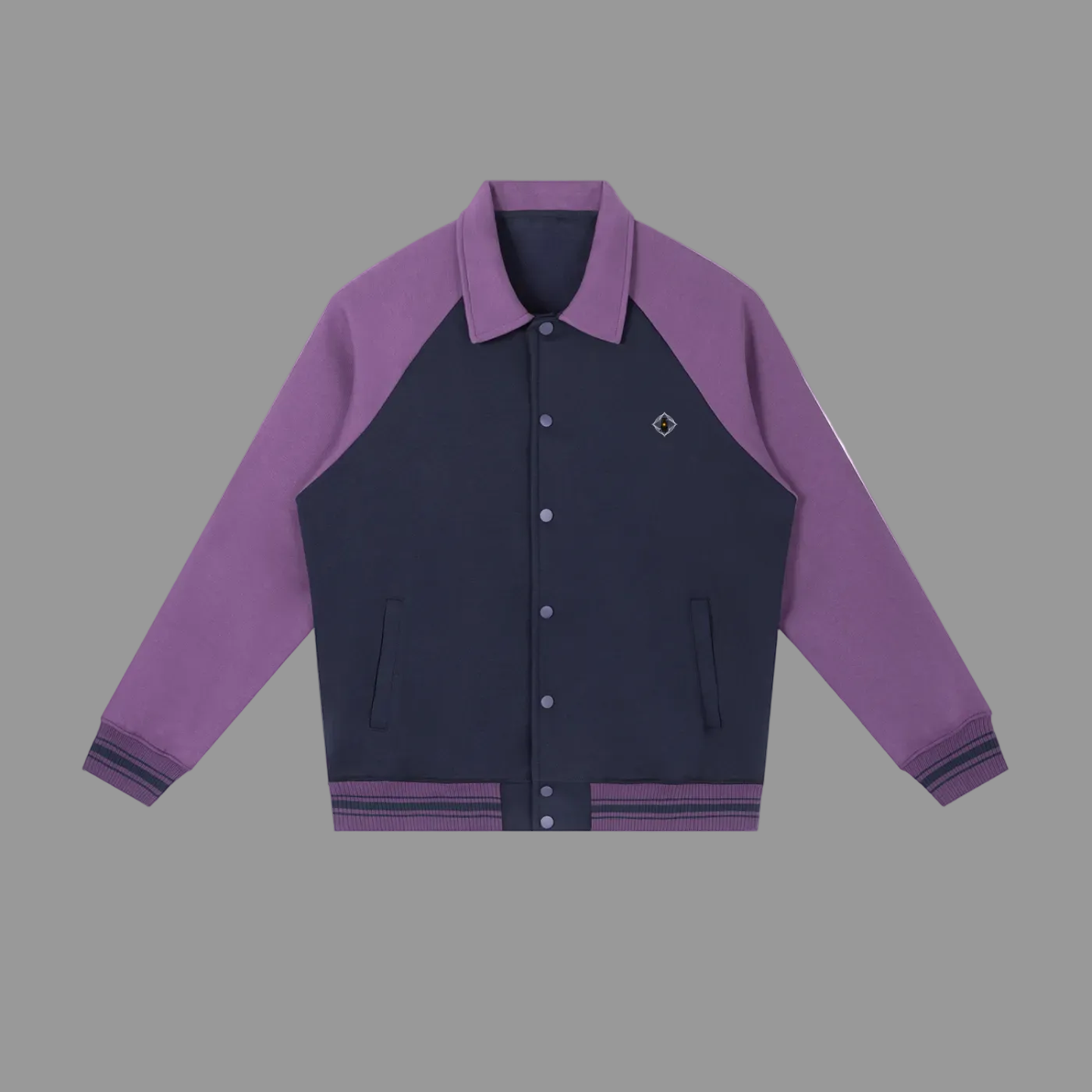 LOOSE FIT BASEBALL JACKET