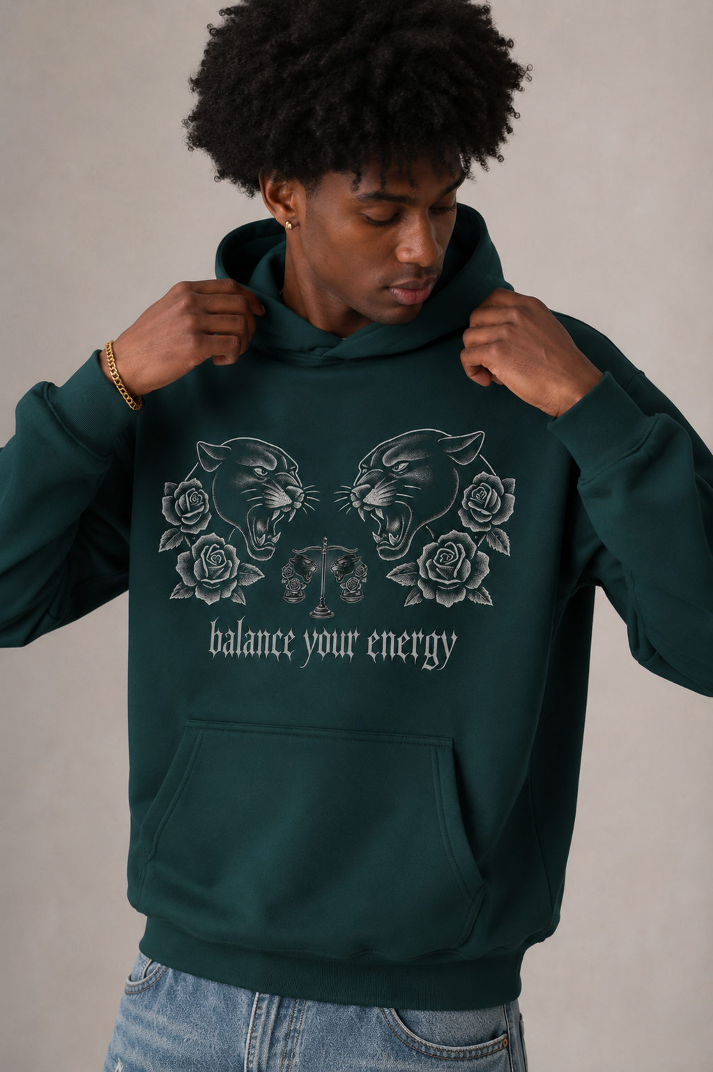BALANCE HEART - OVERSIZED HOODIE