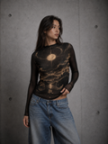 HARMONY PRINT - MESH T SHIRT