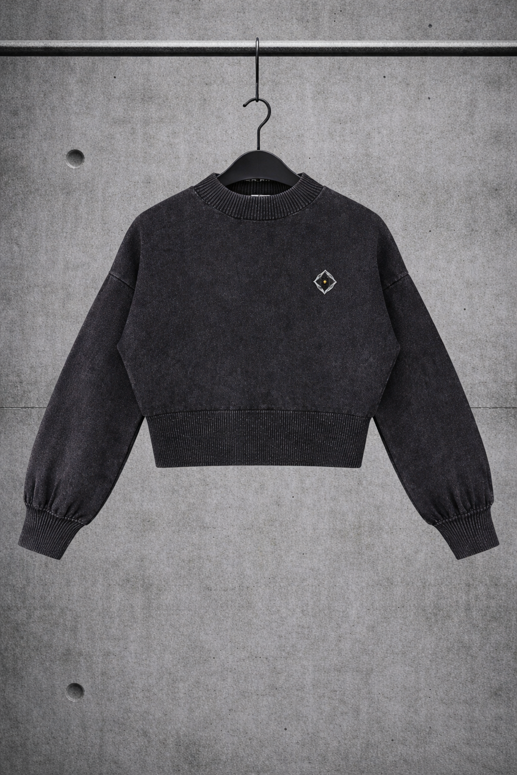 BALOON CROPPED SWEATER