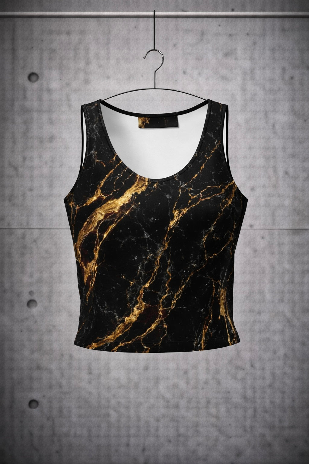 GOLD MARBLE CROP TOP