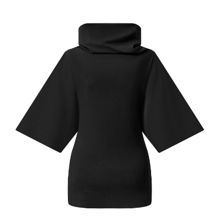 DRAGON — Batwing Turtleneck T-Shirt Dress