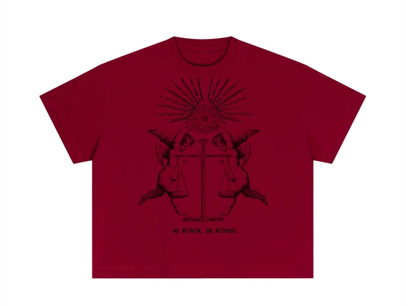 AWAKEN THE LIGHT - Oversized unisex cotton tee