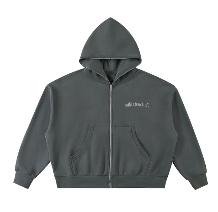WILD BOXY HOODIE - Full Zip Hoodie