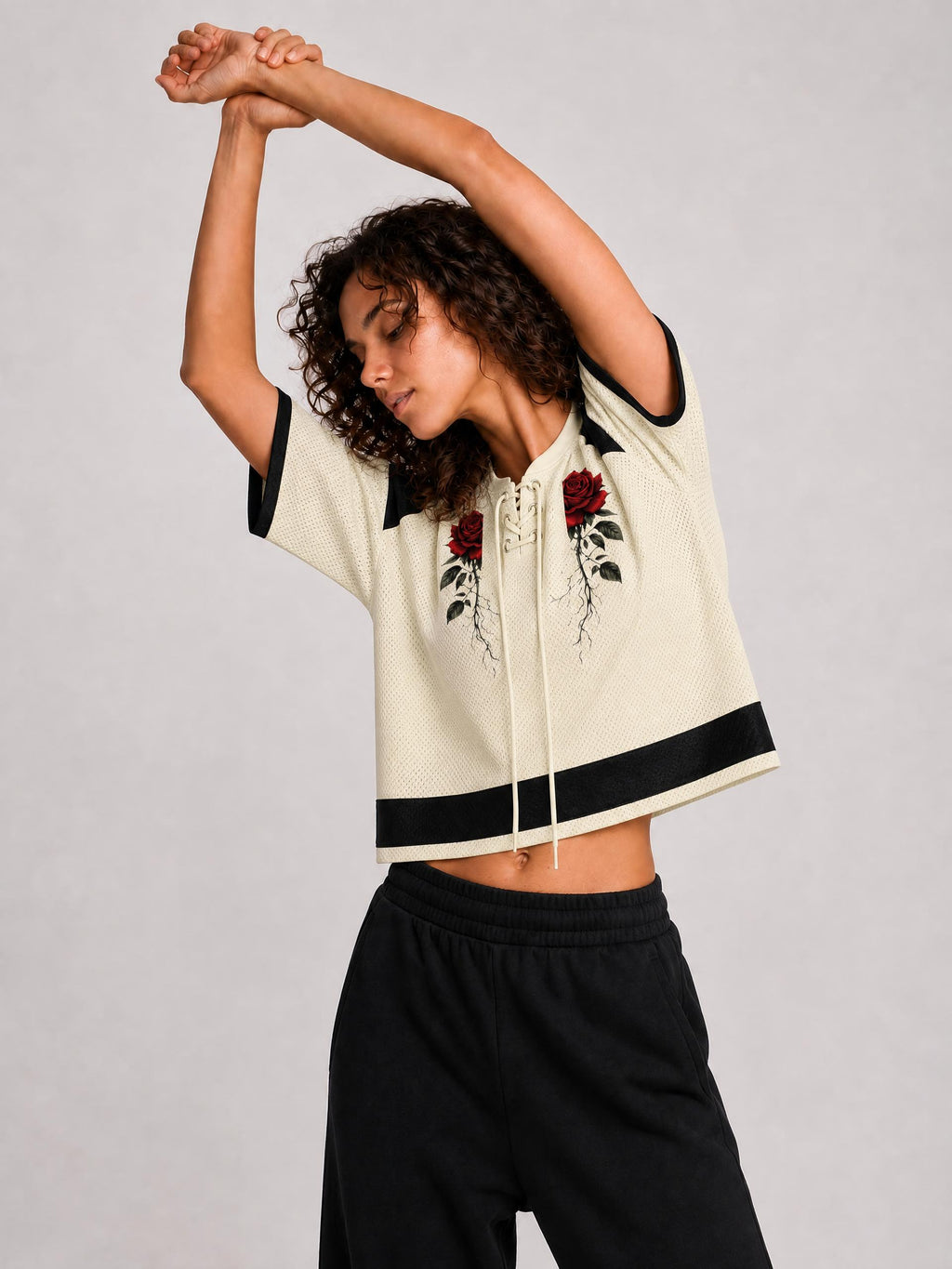 ROSES BOXY T-SHIRT— Unisex Oversized