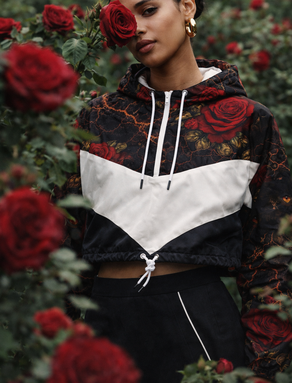 PANTHER - ROSE CROP JACKET